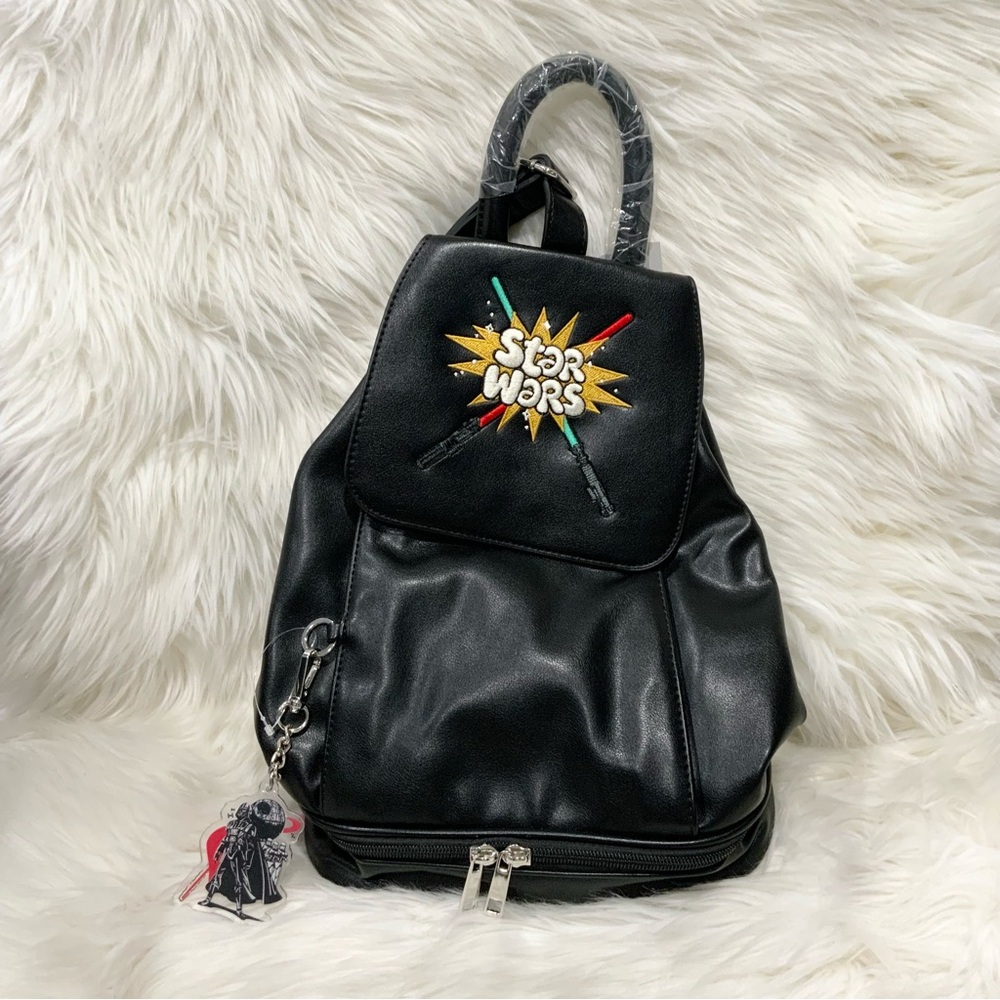 Star Wars Disney Parks Black Sling Backpack
